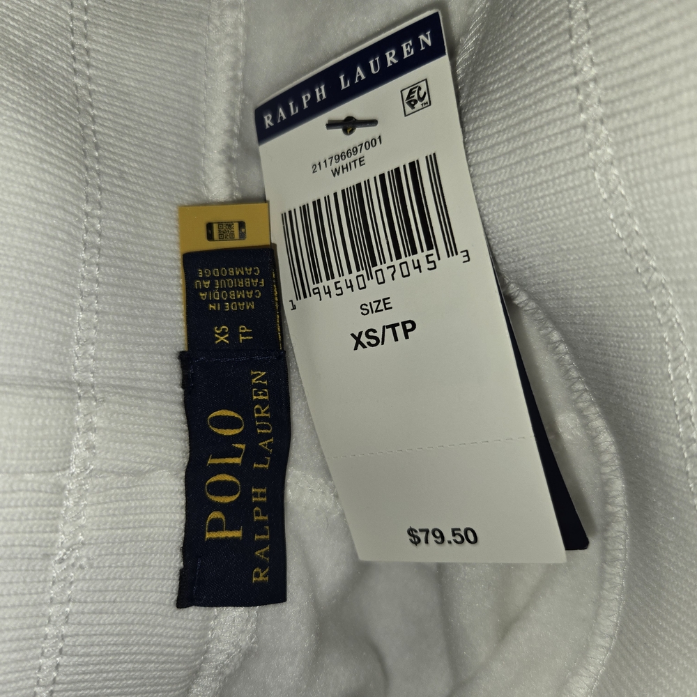 Ralph Lauren Women's White Athletic Shorts, Sz XS. - Picture 3 of 4